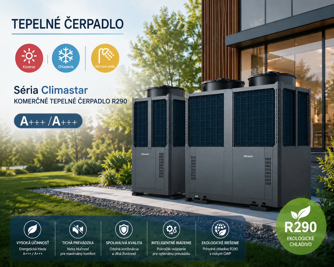 Tepelné čerpadlo typ: NE-F500HCR5TINVM-USC