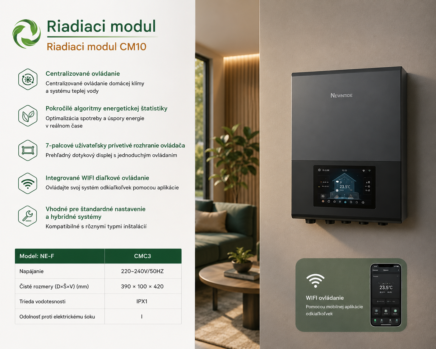 Riadiaci kontrolný modul CM10 – Obrázok 2